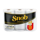Papel Toalha Snob Multiuso<br/> Folha Dupla Branca Hiper — 360 folhas