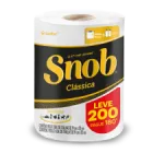 Papel Toalha Snob Multiuso<br /> Rolo Único Folha Dupla Branca — 200 folhas